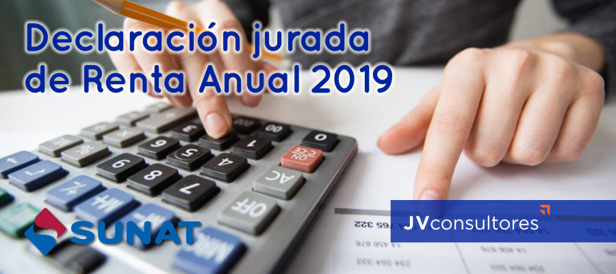 DECLARACION JURADA ANUAL EJERCICIO 2019
